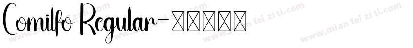 Comilfo Regular字体转换